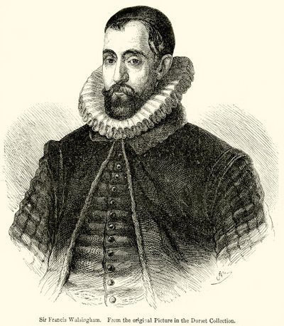 Sir Francis Walsingham av English School